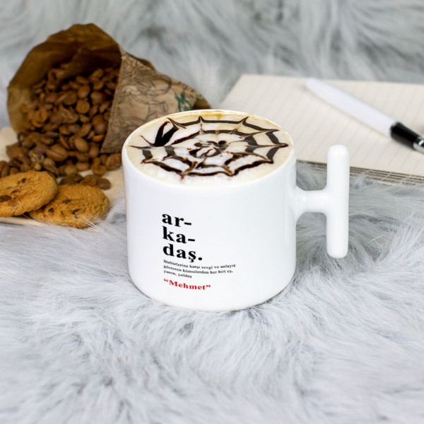 Arkadaşa Hediye Latte Fincanı