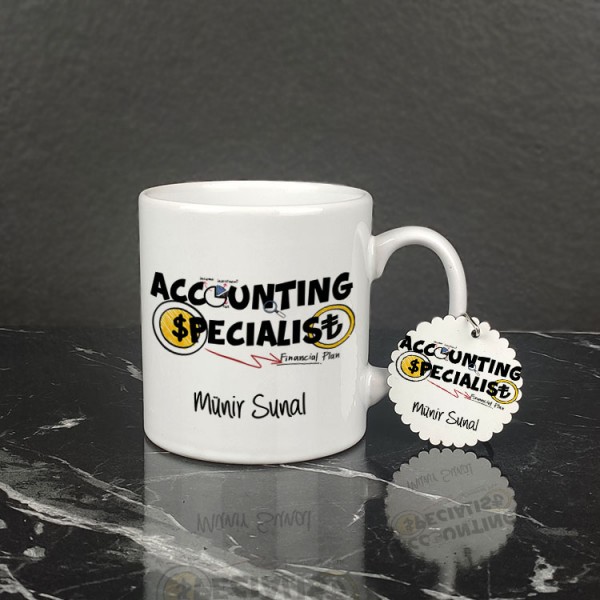 Accounting Specialist Kupa Bardak ve Anahtarlık Set