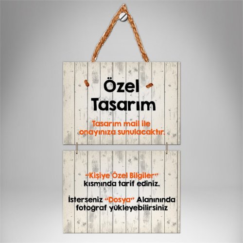 Ahşap Pano - Özel Tasarım