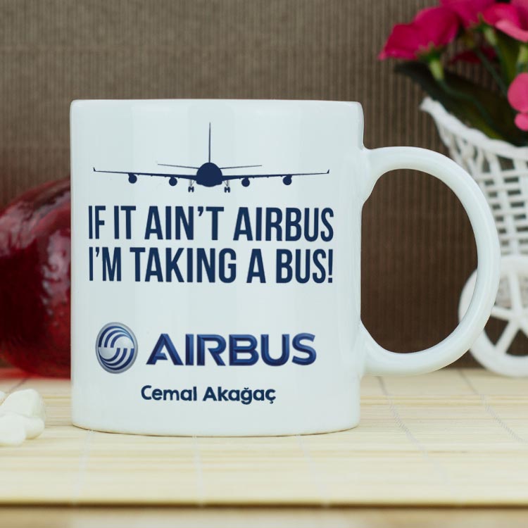 Airbus Kupa Bardak - Beyaz