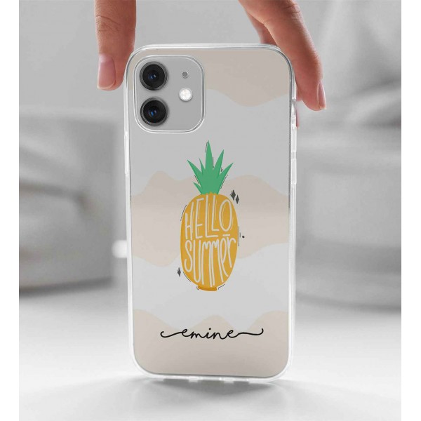 Ananas Tasarımlı Telefon Kılıfı (Sadece iPhone Modelleri)
