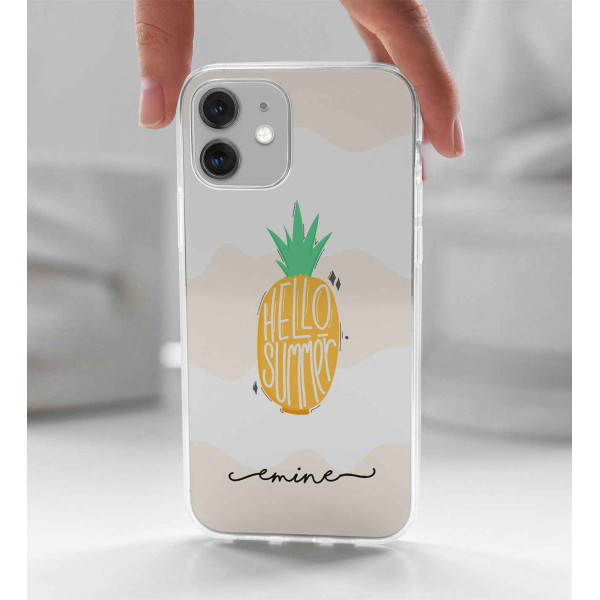 Ananas Tasarımlı Telefon Kılıfı (Sadece iPhone Modelleri)