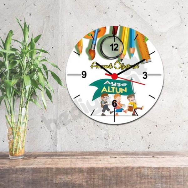 Anasınıfı Öğretmenine Hediye Duvar Saati