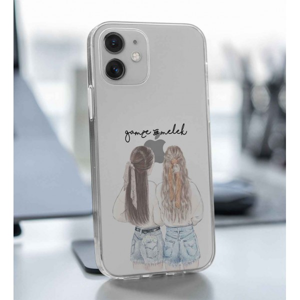 Arkadaş İçin İsimli Telefon Kılıfı (Sadece iPhone Modelleri)