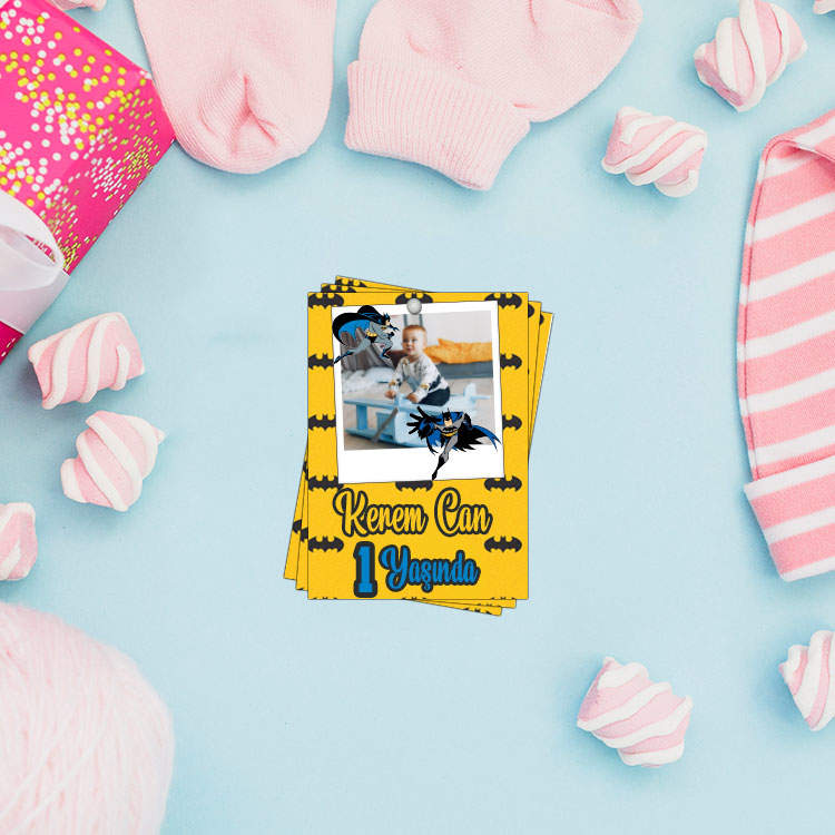 Baby Shower Magnet Batman Konseptli