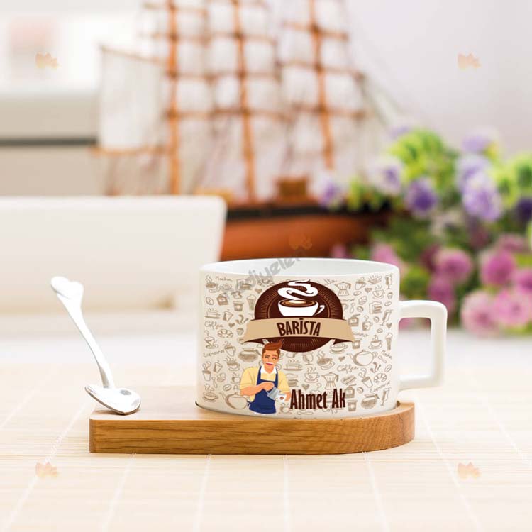 Barista Stantlı Fincan Barista Stantlı Fincan