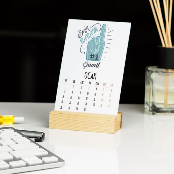 Benim Babam Bir Tane Masa Takvimi
