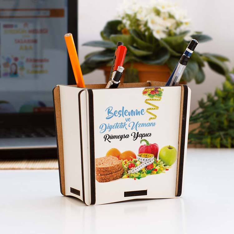 Beslenme ve Diyetetik Uzmanı Mavi Tasarım Kalemlik