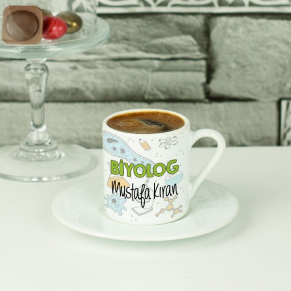Biyolog Yeşil Tasarım Kahve Fincanı