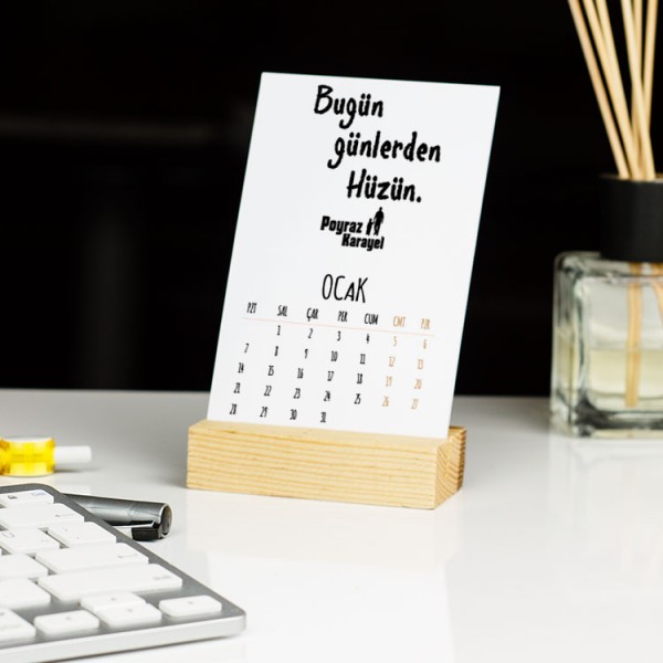 Bugün Günlerden Hüzün Masa Takvimi