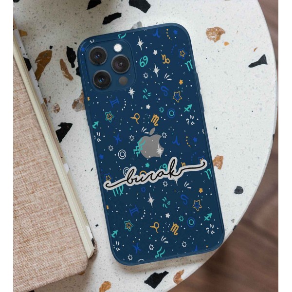 Burçlar Şeffaf Telefon Kılıfı (Sadece iPhone Modelleri)