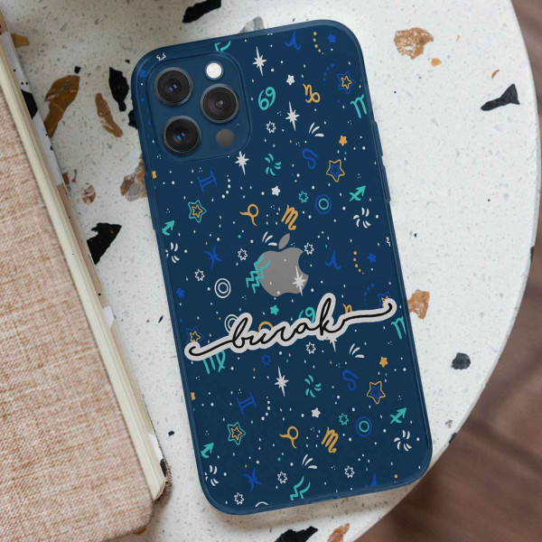 Burçlar Şeffaf Telefon Kılıfı (Sadece iPhone Modelleri)