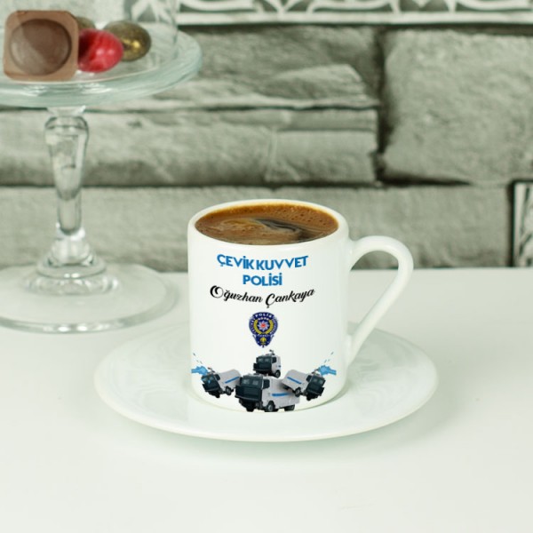 Çevik Kuvvet Polisi Kahve Fincanı