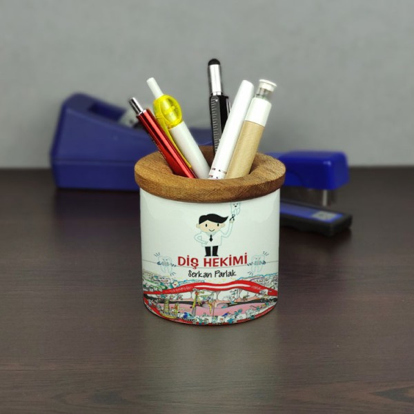 Diş Hekimi Seramik Kalemlik 001