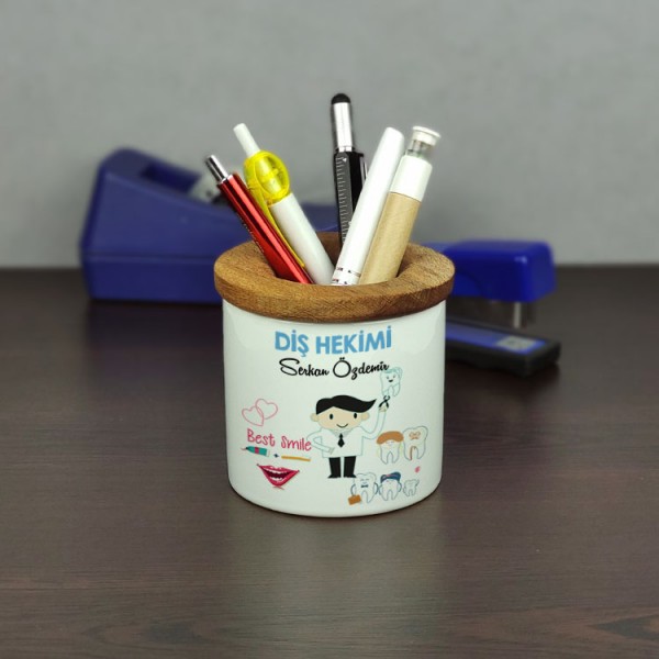 Diş Hekimi Seramik Kalemlik 002