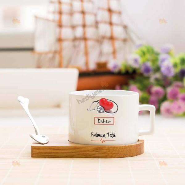 Doktor Kalp tasarım Stantlı Fincan