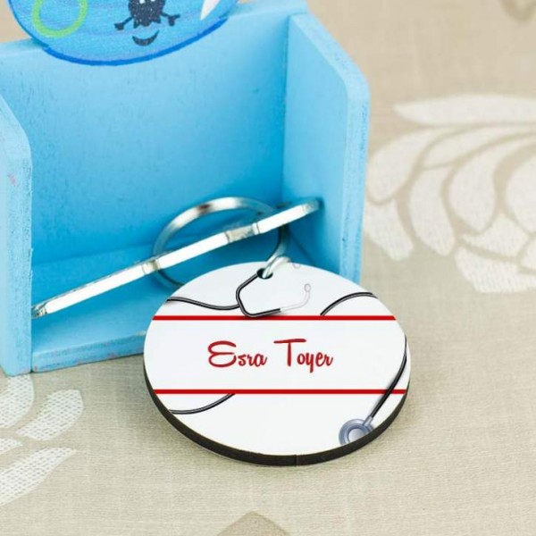 Doktor Steteskop Tasarım Anahtarlık