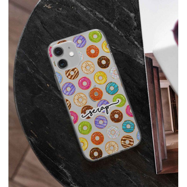 Donut Tasarımlı Telefon Kılıfı (Sadece iPhone Modelleri)
