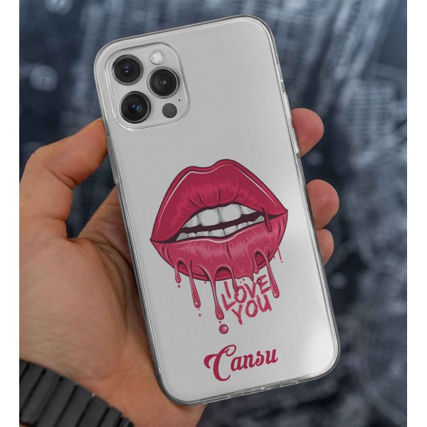 Dudak Tasarımlı Telefon Kılıfı (Sadece iPhone Modelleri)