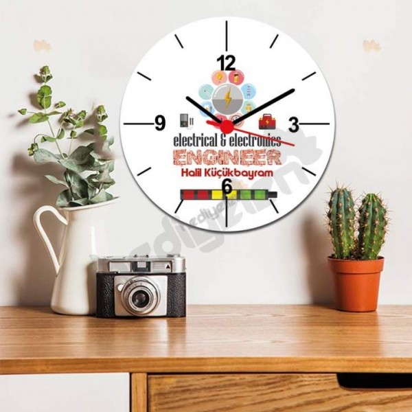 Electrical & Electronics Engineer Duvar Saati 003