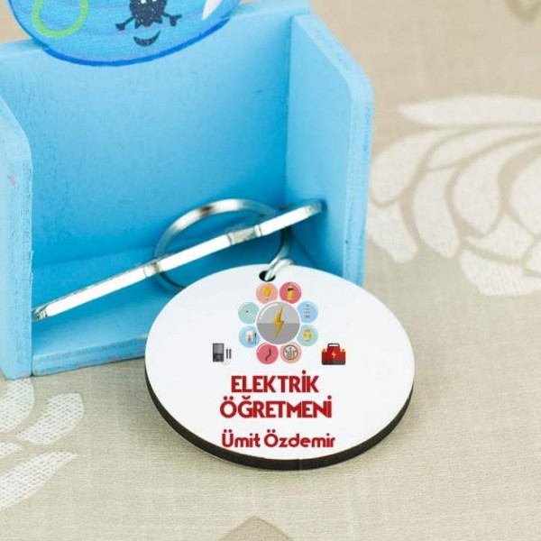 Elektrik Öğretmenine Hediye Anahtarlık