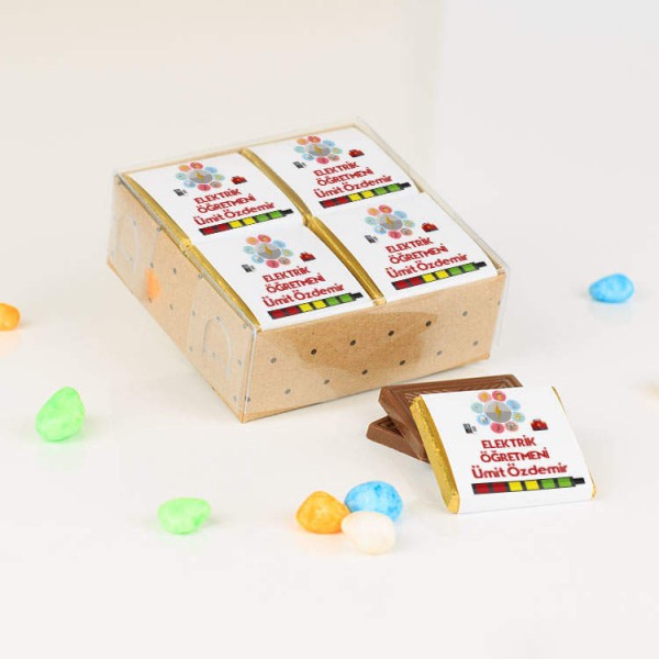 Elektrik Öğretmeni Hediye Çikolata