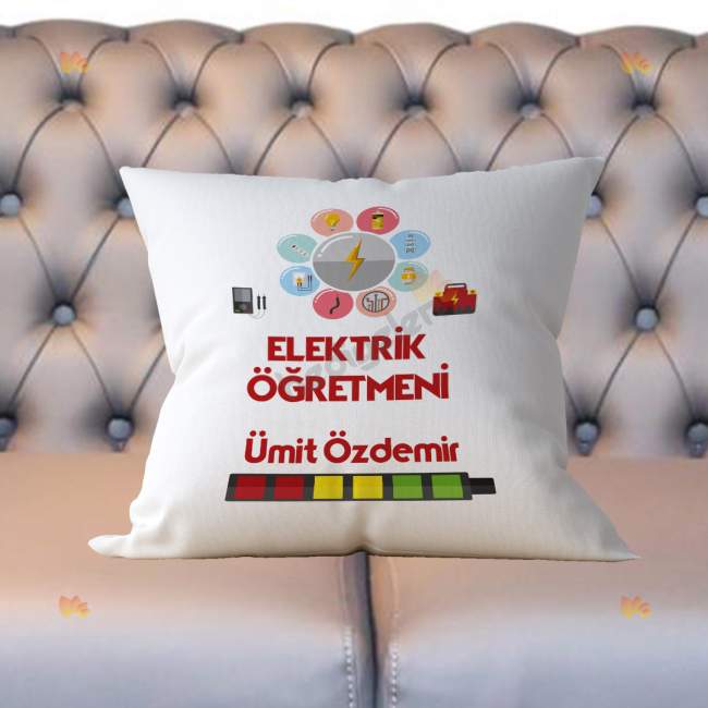 Elektrik Öğretmenine Hediye Yastık