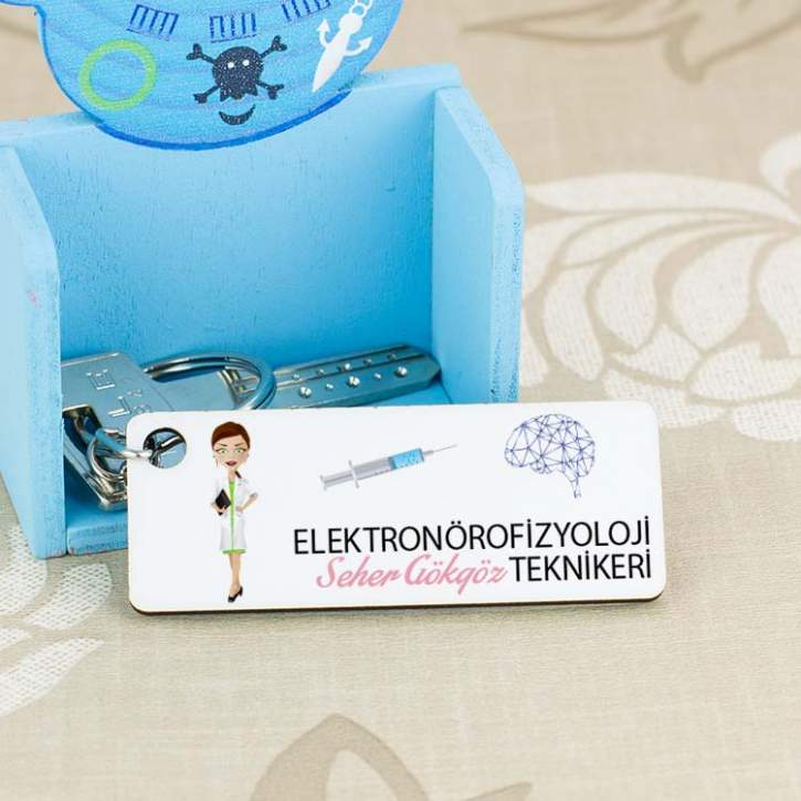 Elektronörofizyoloji Teknikeri Anahtarlık