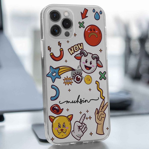 Etiket Tasarım Telefon Kılıfı (Sadece iPhone Modelleri)