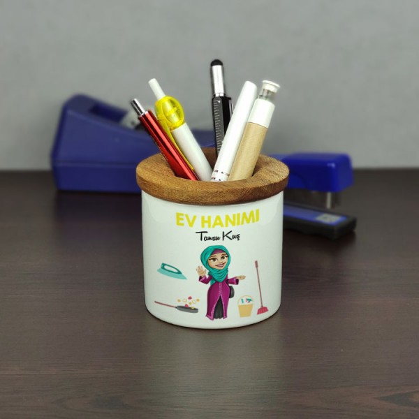 Ev Hanımı Seramik Kalemlik