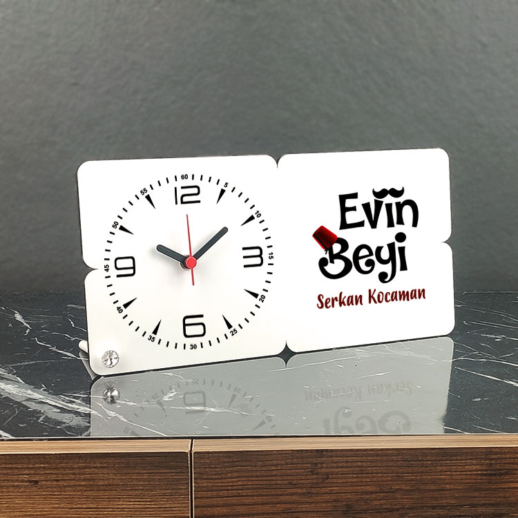 Evin Beyi Ahşap Masa Saati