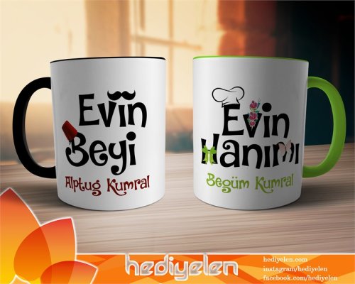 Evin Beyi - Evin Hanımı Kupa Bardak