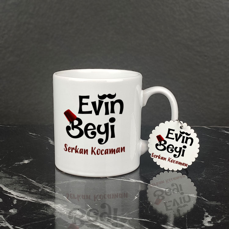 Evin Beyi Kupa Bardak ve Anahtarlık Set