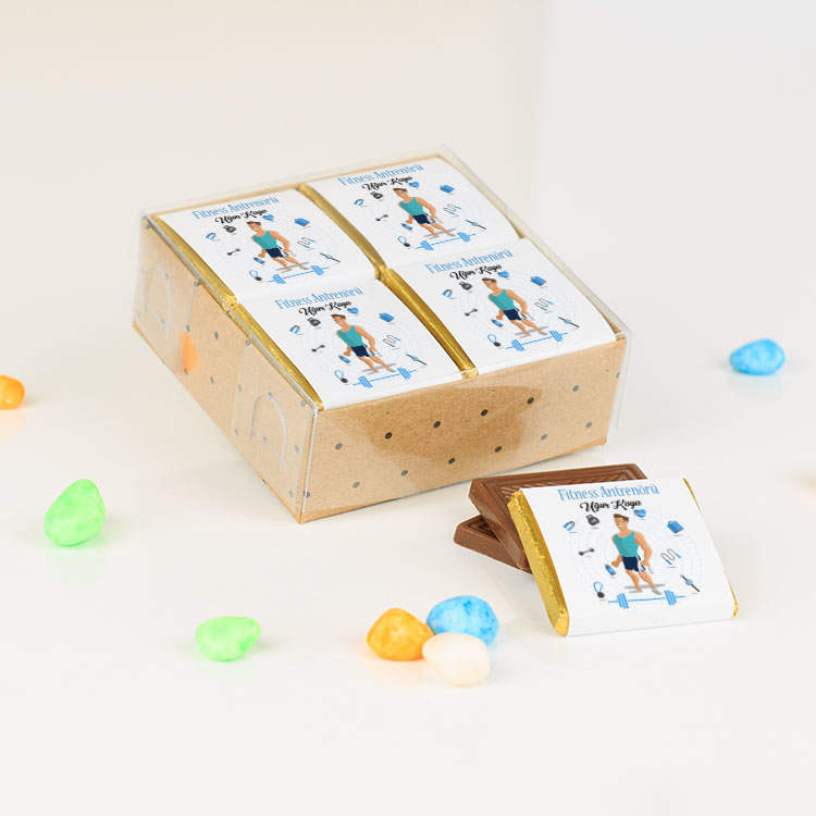 Fitness Antrenörüne Hediye Çikolata