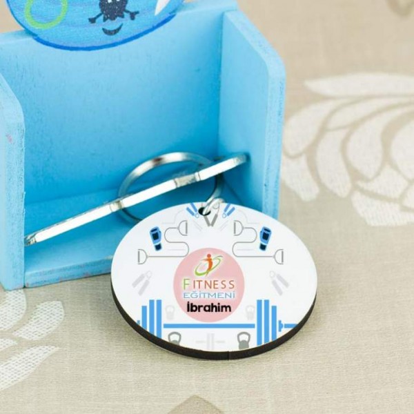 Fitness Eğitmeni Anahtarlık