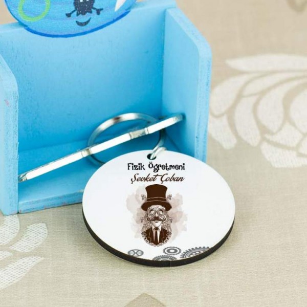 Fizik Öğretmenine Hediye Figür Anahtarlık