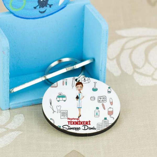 Fizyoterapi Teknikeri Anahtarlık