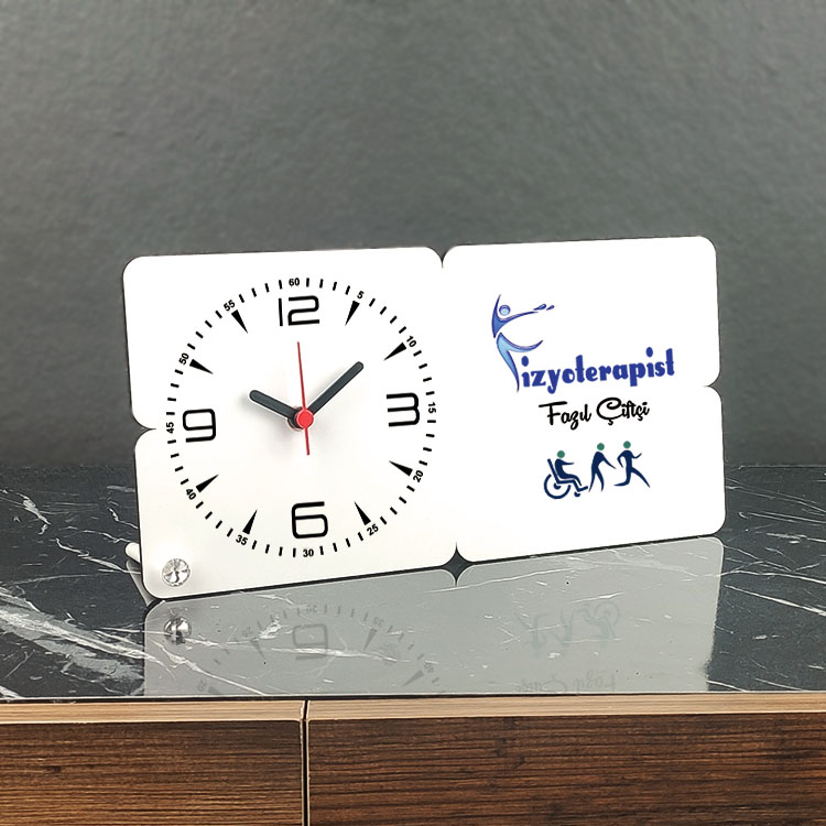 Fizyoterapist Ahşap Masa Saati 003 Fizyoterapist Ahşap Masa Saati 003
