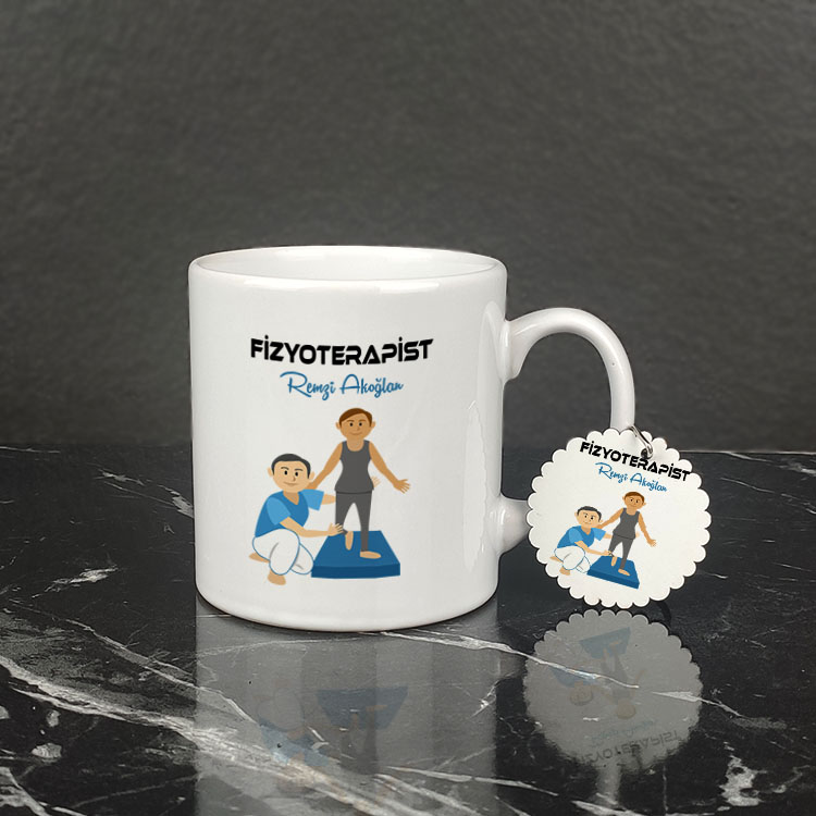 Fizyoterapist Kupa Bardak ve Anahtarlık Set 002 Fizyoterapist Kupa Bardak ve Anahtarlık Set 002