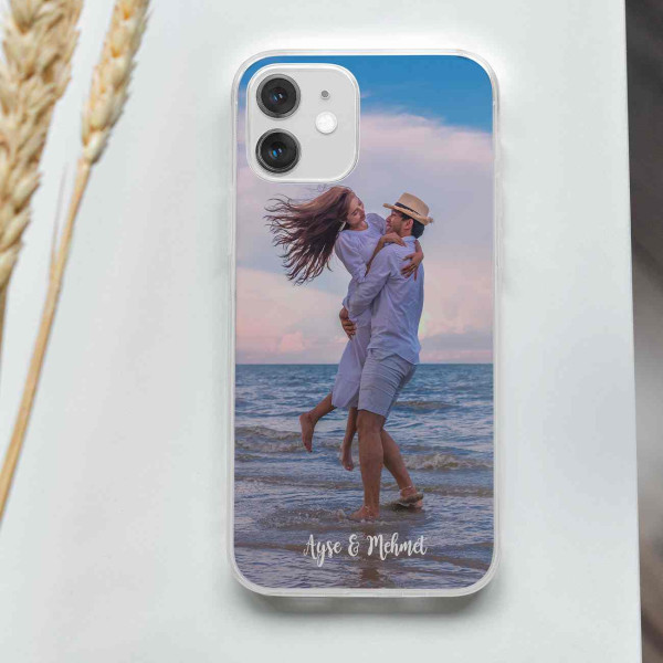 Fotoğraflı İsimli Telefon Kılıfı (Sadece iPhone Modelleri)