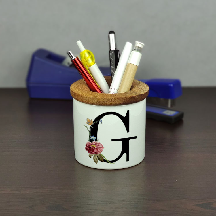 G Harfi Seramik Kalemlik