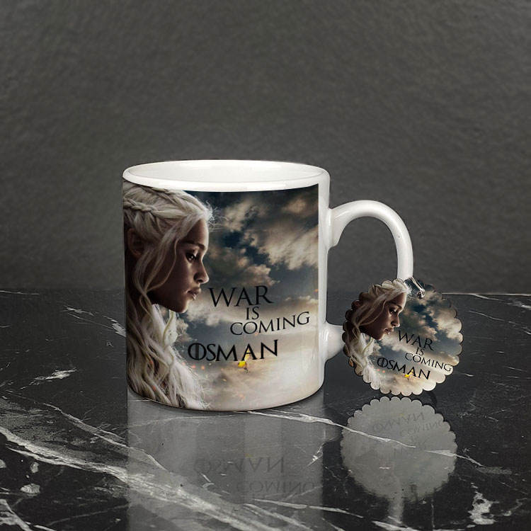 Game Of Thrones Kupa Bardak ve Anahtarlık Set