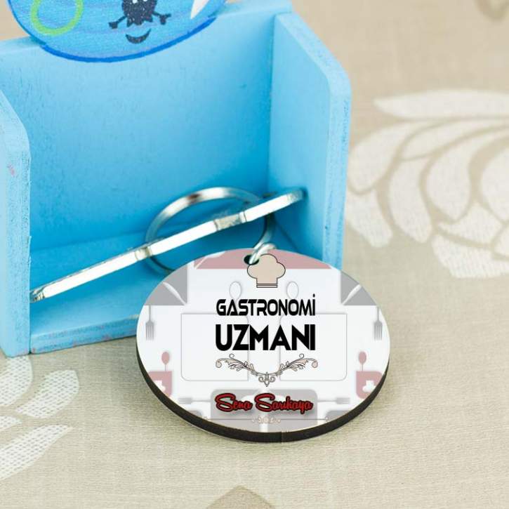 Gastronomi Uzmanı Anahtarlık Gastronomi Uzmanı Anahtarlık