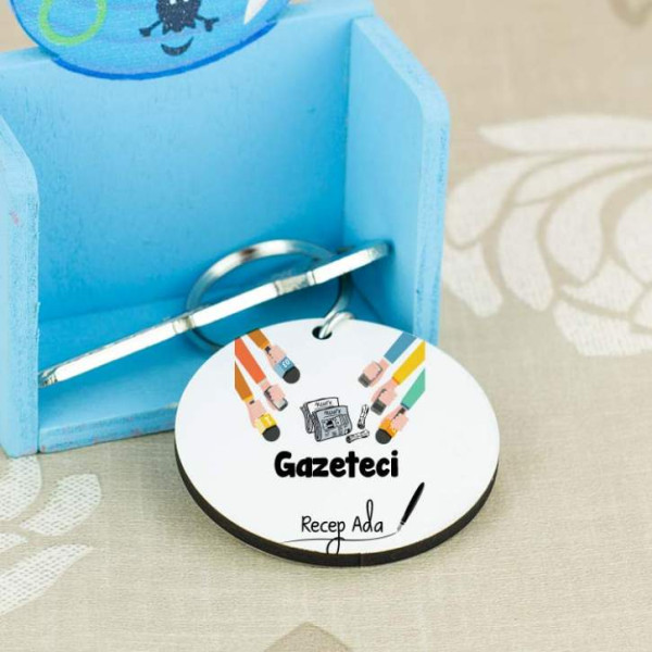 Gazeteci Anahtarlık