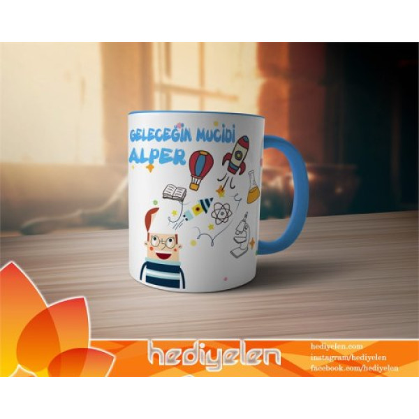 Geleceğin Mucidi(çocuk) Kupa Bardak - Mavi