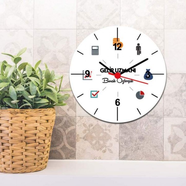 Gelir Uzmanı Duvar Saati