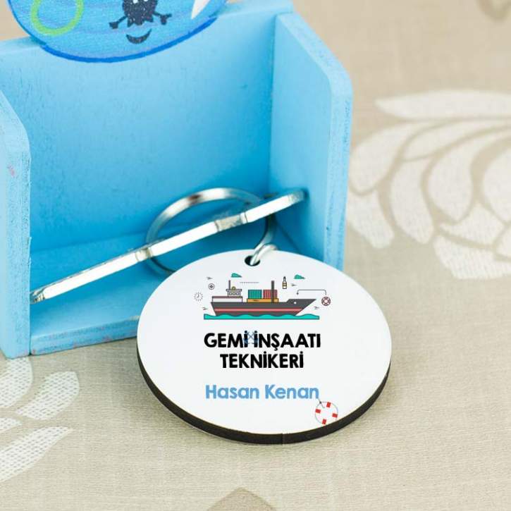 Gemi İnşaatı Teknikeri Anahtarlık Gemi İnşaatı Teknikeri Anahtarlık