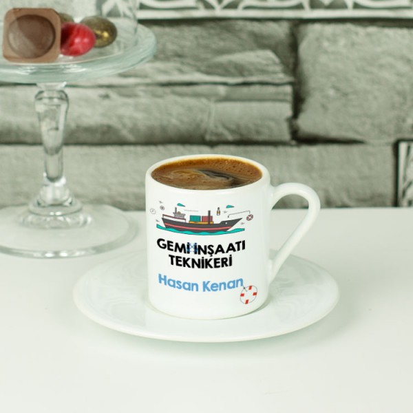 Gemi İnşaatı Teknikeri Kahve Fincanı