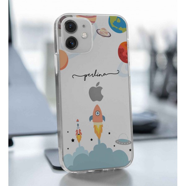 Gezegen Kişiye Özel Telefon Kılıfı (Sadece iPhone Modelleri)