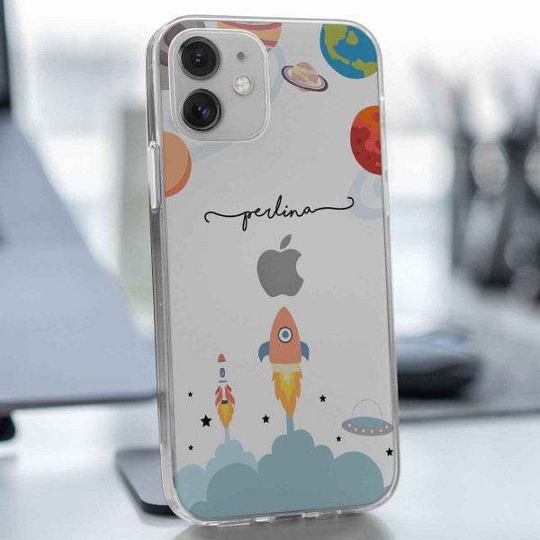 Gezegen Kişiye Özel Telefon Kılıfı (Sadece iPhone Modelleri)